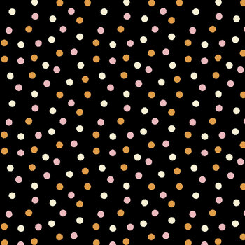 Friendly Frights T150-007-915 Black Dots by Caitlyn Betsy Bell for Tide + Loom