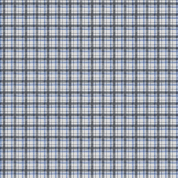 Friends So Deer W105-066-997 Gray Plaid by Susan Winget for White Owl Textiles