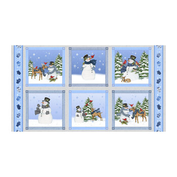 Friends So Deer W105-056-719 Multi Craft Panel by Susan Winget for White Owl Textiles