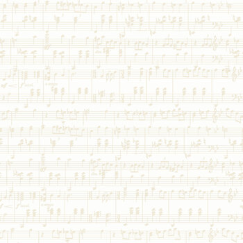 Noel in Bloom W100-053-112 Cream Notes by Nicole Tamarin for White Owl Textiles