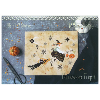 Halloween Flight Cross Stitch Pattern by Madame Chantilly