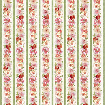 Bellini W200-002-158 Multi Border Stripe by Suzanne Nicoll for White Owl Textiles