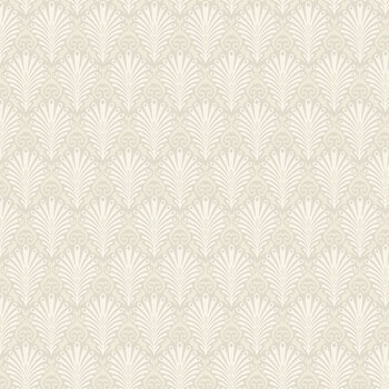 Bellini W200-008-122 Taupe Fans by Suzanne Nicoll for White Owl Textiles
