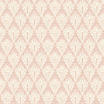 Bellini W200-008-451 Light Peach Fans by Suzanne Nicoll for White Owl Textiles