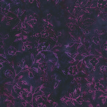 Saffron and Spice Batiks 122659495 Merlot Vine Dot by Jerry Khiev for Island Batik