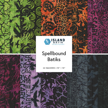 Spellbound Batiks  10" Stack Jerry Khiev for Island Batik
