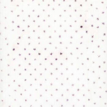 Midnight Snowfall Batiks 122615700 White Stars by Jerry Khiev for Island Batik