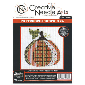 Patterned Pumpkin #4 - Creative Needle Arts