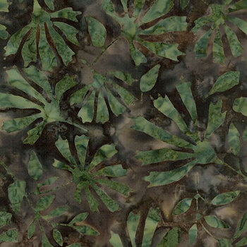 Tonga Campfire TONGA-B1655 FALL Fanned Leaves by Timeless Treasures Fabrics