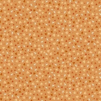 Too Cute to Spook BOO-CD4953 GOLD Hearts & Stars by Timeless Treasures Fabrics