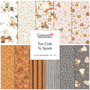 Too Cute to Spook  Fat Quarter Bundle by Timeless Treasures Fabrics