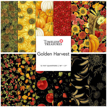 Golden Harvest  Fat Quarter Bundle Chong-A Hwang for Timeless Treasures Fabrics