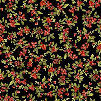 Golden Harvest HARVEST-CM4799 BERRY Wild Berries by Chong-A Hwang for Timeless Treasures Fabrics
