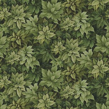 Holiday Wishes HOLIDAY-CD4765 GREEN Packed Tonal Poinsettias by Timeless Treasures Fabrics