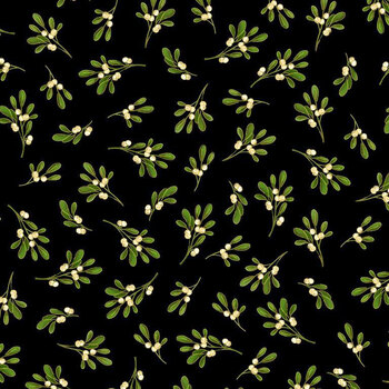 Holiday Splendor HOLIDAY-CM4864 BLACK Holiday Berries by Timeless Treasures Fabrics