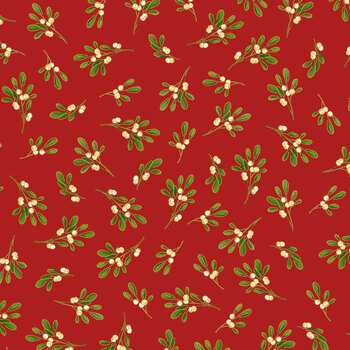 Holiday Splendor HOLIDAY-CM4864 RED Holiday Berries by Timeless Treasures Fabrics