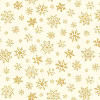 Holiday Splendor HOLIDAY-CM4866 CREAM Snowflakes by Timeless Treasures Fabrics