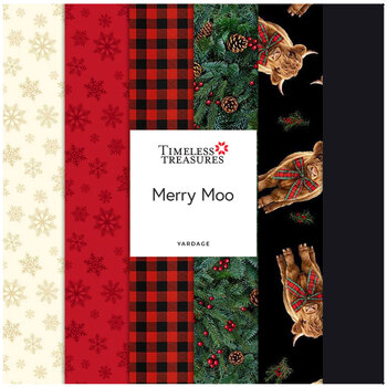 Merry Moo  Yardage by Timeless Treasures Fabrics