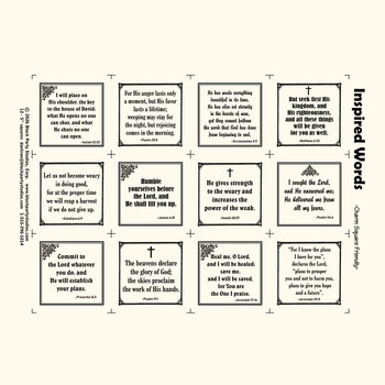 Inspired Words Panel - Natural