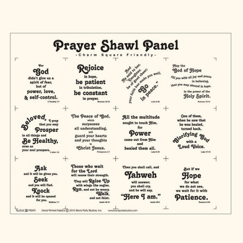 Prayer Shawl Panel - Natural