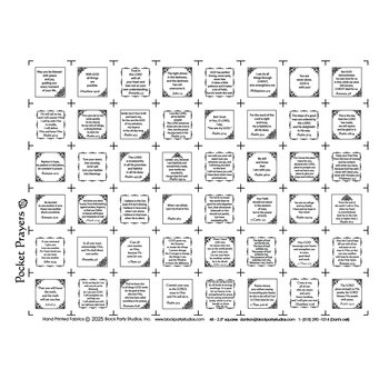 Pocket Prayer Panel - White by Block Party Studios