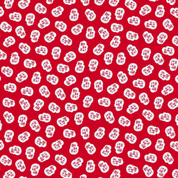 Yeti for Christmas HOLIDAY-CD4847 RED Ho Ho Ho! by Timeless Treasures Fabrics