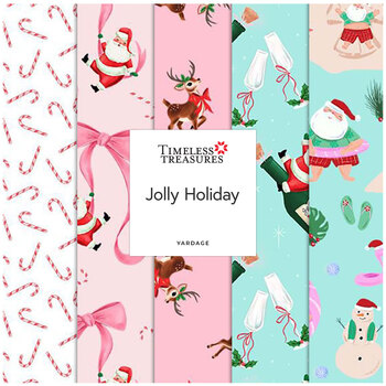 Jolly Holiday  Yardage by Alice & Tilly for Timeless Treasures Fabrics