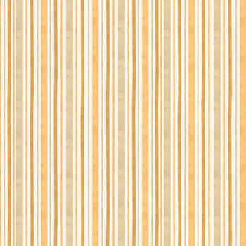 Amber Blossoms 32819-255 Stripes Cream/Gold by Leslie Trimbach for Wilmington Prints