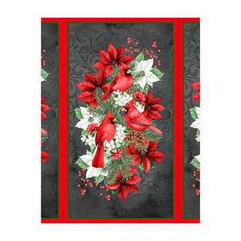 Cardinal Tidings 33957-937 Panel by Nancy Mink for Wilmington Prints