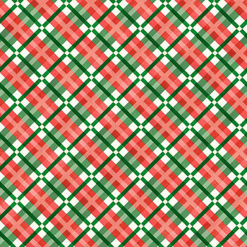 Cardinal Tidings 33965-173 Plaid Multi by Nancy Mink for Wilmington Prints