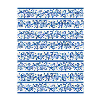 Chateau Bleu 98774-242 Repeating Stripe Multi by Kaye England for Wilmington Prints