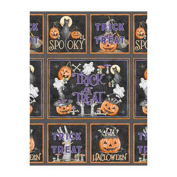 Happy Haunts 32820-986 Craft Panel by Leslie Trimbach for Wilmington Prints