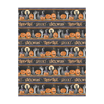 Happy Haunts 32821-968 Repeating Stripe Multi by Leslie Trimbach for Wilmington Prints