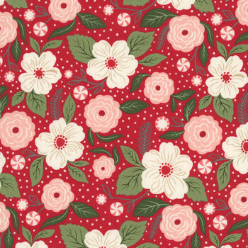 Peppermint Cocoa 5280-13 Scarlet by Lella Boutique for Moda Fabrics