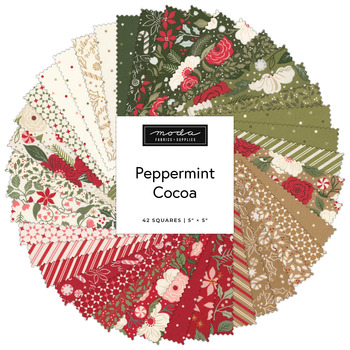 Peppermint Cocoa  Charm Pack Lella Boutique for Moda Fabrics - RESERVE