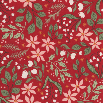 Peppermint Cocoa 5281-13 Scarlet by Lella Boutique for Moda Fabrics