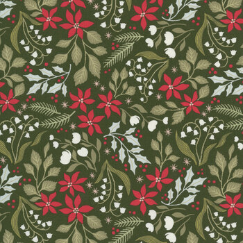 Peppermint Cocoa 5281-15 Evergreen by Lella Boutique for Moda Fabrics