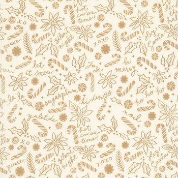 Peppermint Cocoa 5282-11 Cream by Lella Boutique for Moda Fabrics