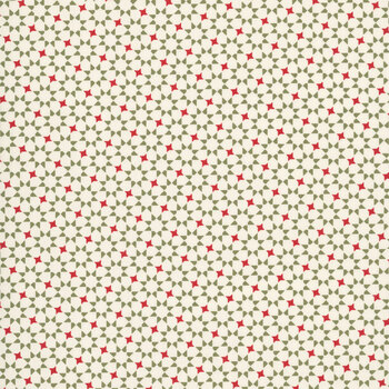 Peppermint Cocoa 5284-11 Cream by Lella Boutique for Moda Fabrics