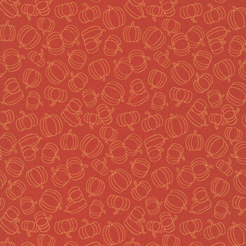 Fall Folktale 56234-12 Brick Red by Deb Strain for Moda Fabrics