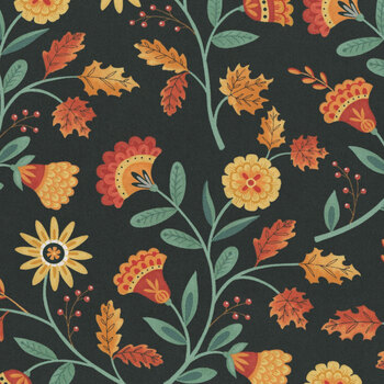 Fall Folktale 56230-17 Midnight by Deb Strain for Moda Fabrics