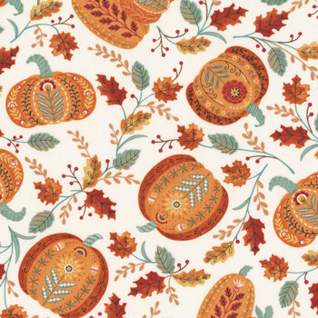 Fall Folktale 56231-11 Cloud by Deb Strain for Moda Fabrics