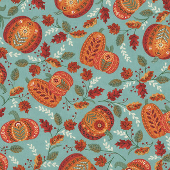 Fall Folktale 56231-16 Pond by Deb Strain for Moda Fabrics