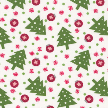 Feeling Festive 28120-11 Snow by Chrissy Lux for Moda Fabrics