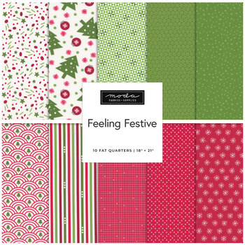 Feeling Festive  Fat Quarter Bundle Chrissy Lux for Moda Fabrics - RESERVE