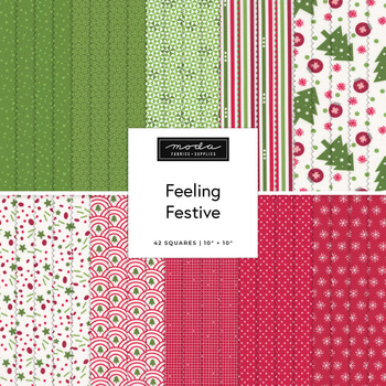 Feeling Festive  Layer Cake Chrissy Lux for Moda Fabrics - RESERVE