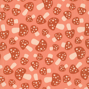 Toast & Jam 108" Wide 108056-11 Coral by Elizabeth Hartman for Moda Fabrics