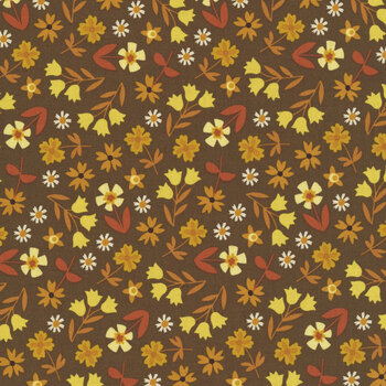 Toast & Jam 51290-31 Mocha by Elizabeth Hartman for Moda Fabrics