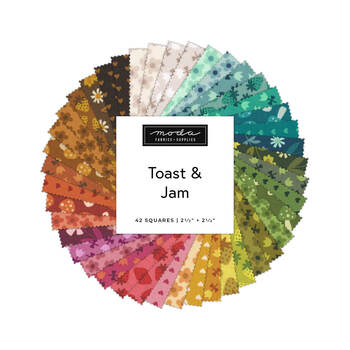 Toast & Jam  Mini Charm Pack Elizabeth Hartman for Moda Fabrics - RESERVE