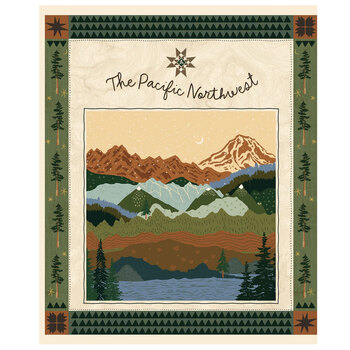 2027 All Pacific Northwest Shop Hop 55825DP-1 Multi Panel by Cassandra Zanboni for Windham Fabrics